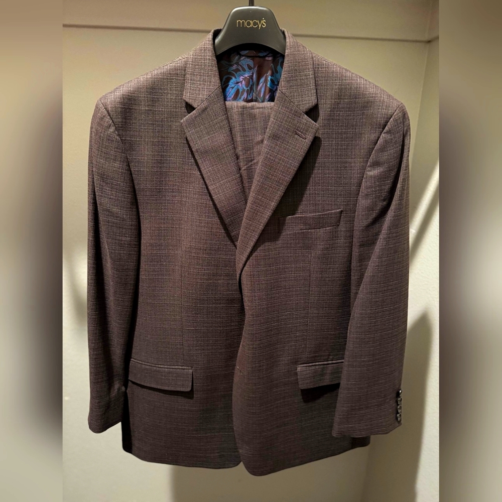 Sean John Dark Brown Blazer and Suit Pants